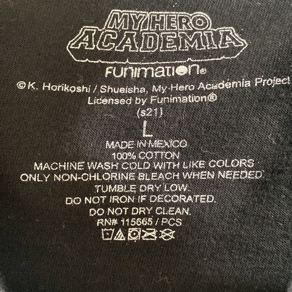 My Hero Academia Mens T-Shirt - Framed Profile Tomura Shigaki Graphic Image - Picture 7 of 7